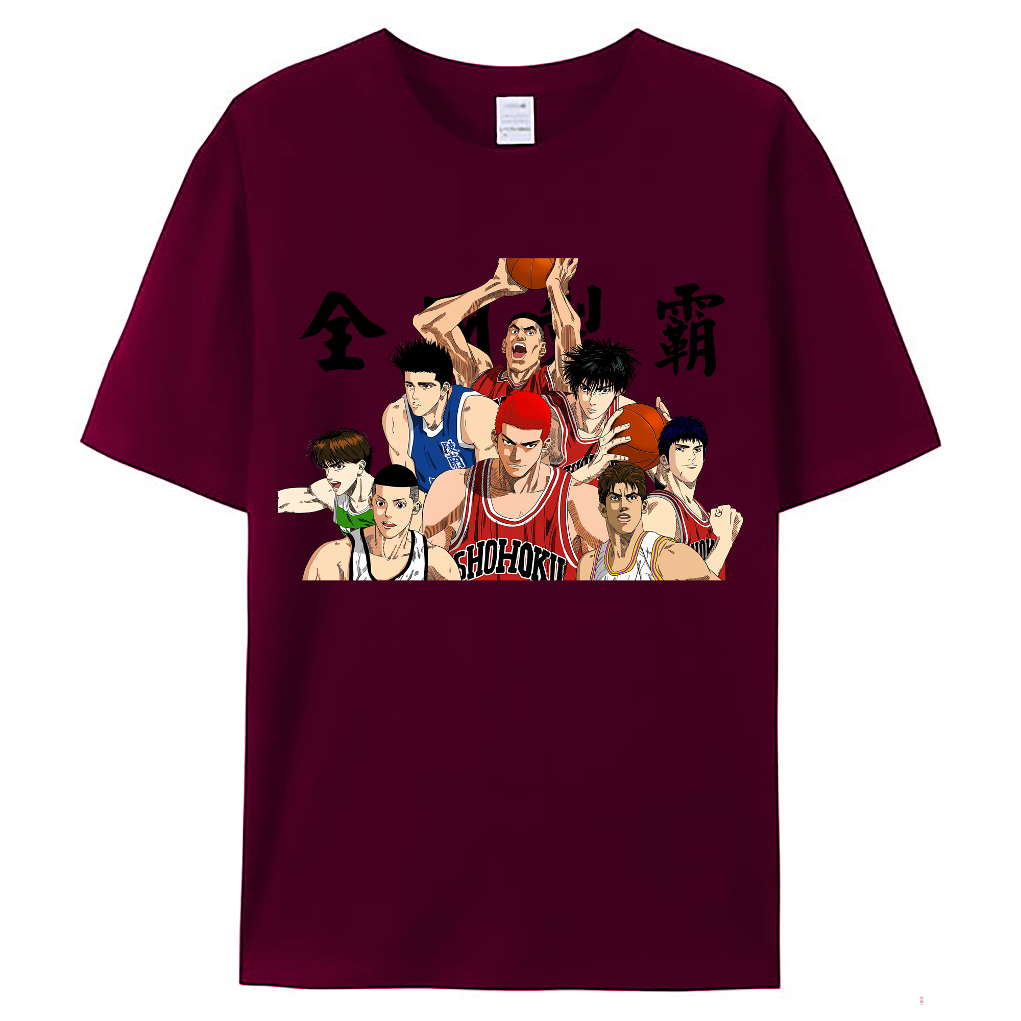 （画像用） SLAM DUNK／スラムダンク レディースカジュアルプリントTシャツ（綿100％）
